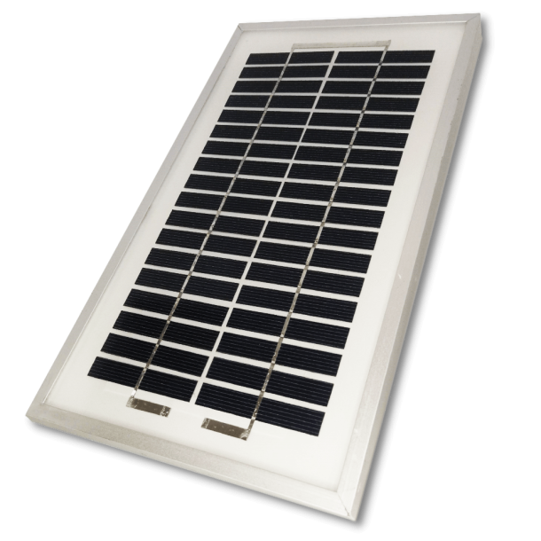 Solcelle Panel 12V til fx foderautomat - 3watt