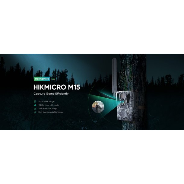 HIKmicro M15 4G Vildtkamera m/ Gratis MMS