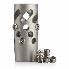 Sonic Trimbrake Mundingsbremse sort/rustfri Max 7 mm|M14 x 1|Sort