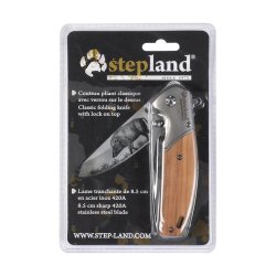 Stepland Folde Jagtkniv m/ Vildsvin motiv