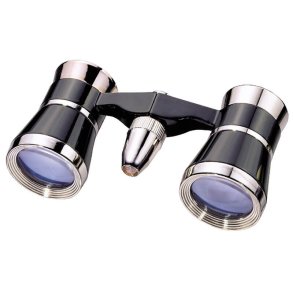 Astro Opera teaterkikkert 3x25 med lys - sort/slv