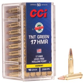 CCI TNT *Blyfri* .17 HMR - 16 gr - ske  50 stk