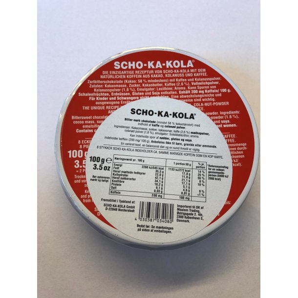 Scho-Ka-Kola Mrk Chokolade