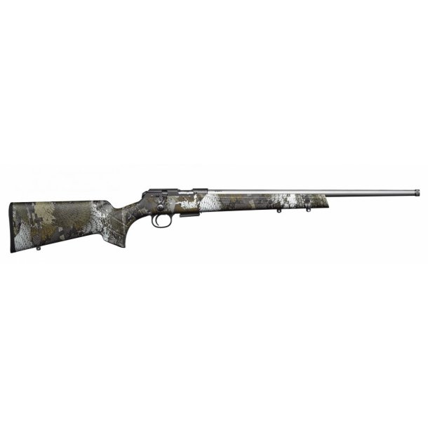 CZ 457 Salonriffel Stainless Camo Skfte cal. 22LR 