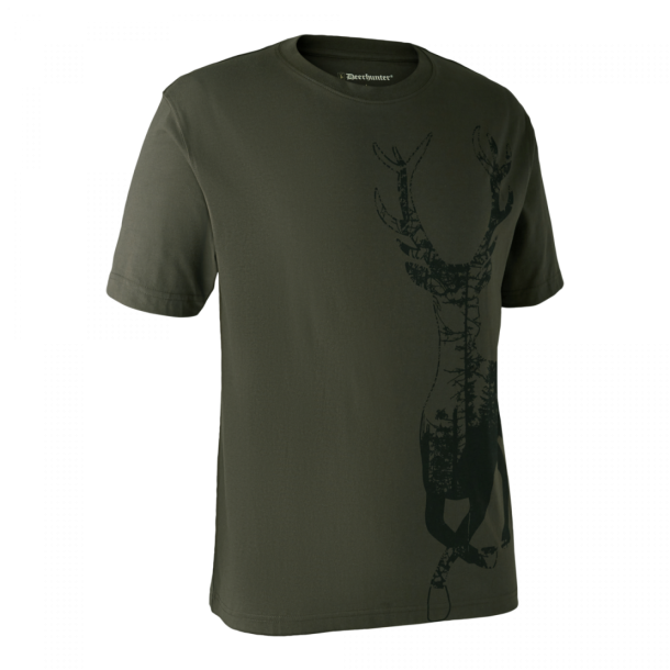 Deerhunter T-shirt med hjort