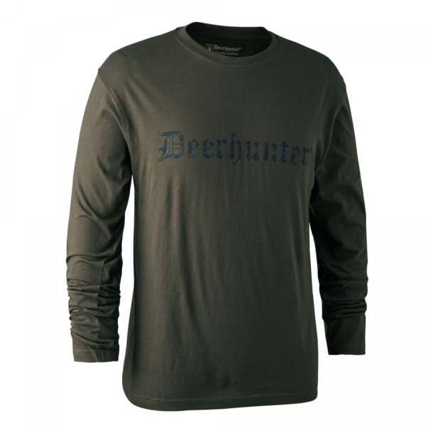 Deerhunter Logo T-Shirt med lange rmer