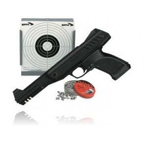Gamo P-900 Luftpistol inkl. skydekasse, skiver og hagl