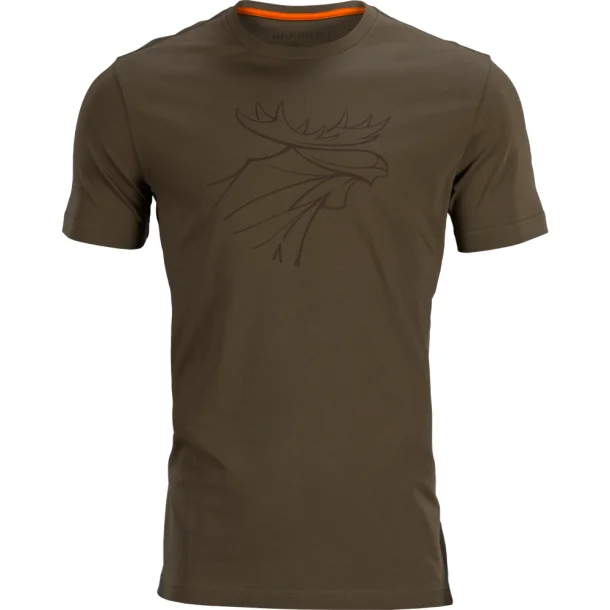 Hrkila graphic t-shirt 2-pack 5XL|Willow green/Rustique clay