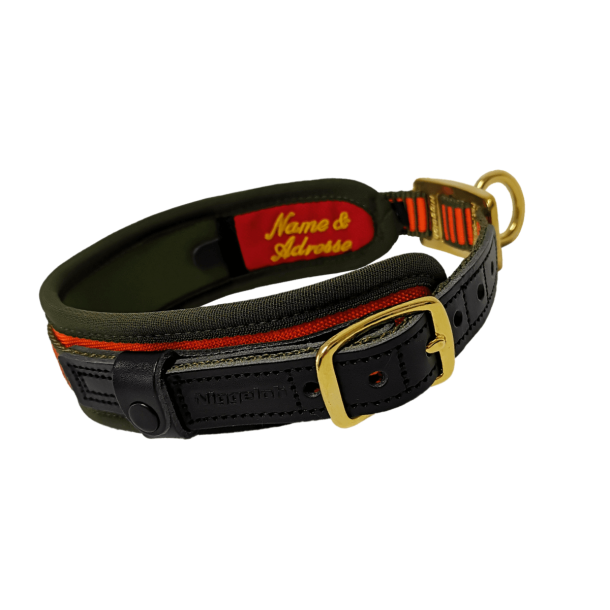 Niggeloh halsbnd DeLuxe XS / 30-40 cm|Brun