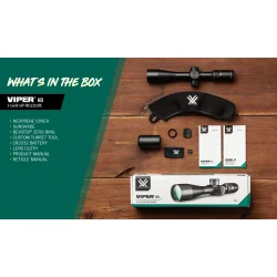 Vortex Viper HD 3-15x44 Sigtekikkert m/ VMR-3 (MOA)