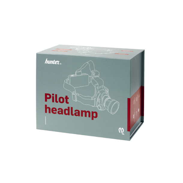Hunter LED Pandelampe m/ genopladelige batterier - 1200lm