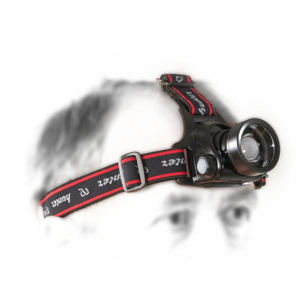 Hunter LED Pandelampe m/ genopladelige batterier - 1200lm