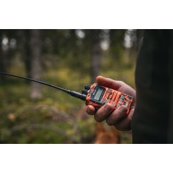 Hunter E-light BT Jagtradio Analog / Digital 140/155 mHz / 2 stk. Antenner kan klare Danmark-Norge-Sverige/ Hresnegl / Biloplader Jaktia Edition