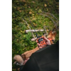 Hunter E-light BT Jagtradio Analog / Digital 140/155 mHz / 2 stk. Antenner kan klare Danmark-Norge-Sverige/ Hresnegl / Biloplader Jaktia Edition