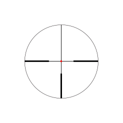 Nikko Stirling Diamond m/ belyst sigte 1-4x24