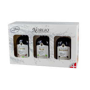Norliq Trio - Gaveske Sureau, Cerise og Noix 3x20cl