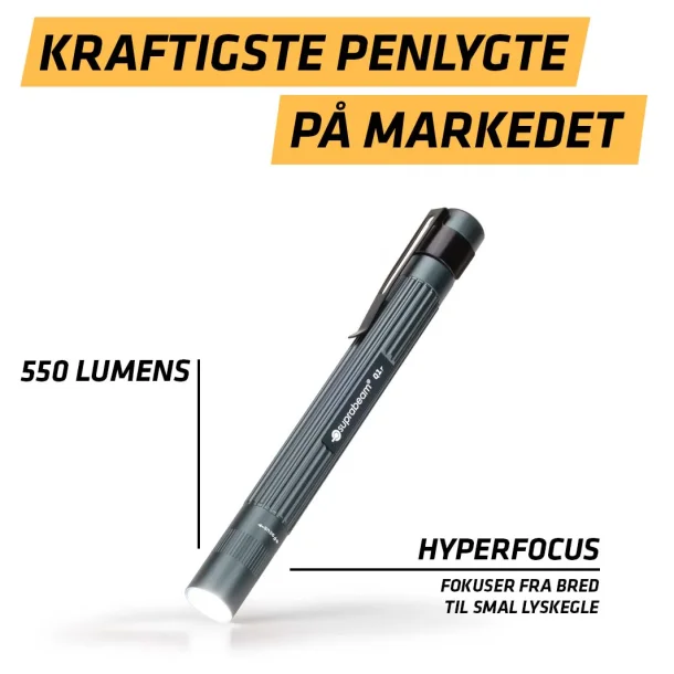 Suprabeam Q1r LED Lommelygte - 550lm