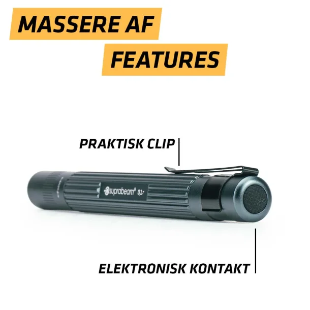 Suprabeam Q1r LED Lommelygte - 550lm