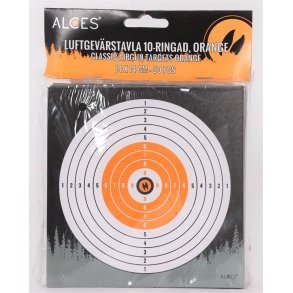 Alces skydeskiver 14x14cm med farve