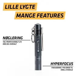 Suprabeam Q1mini LED lommelygte - 120lm