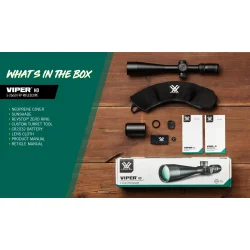 Vortex Viper HD 5-25x50 FFP Sigtekikkert m/ VMR-4 (MOA) 