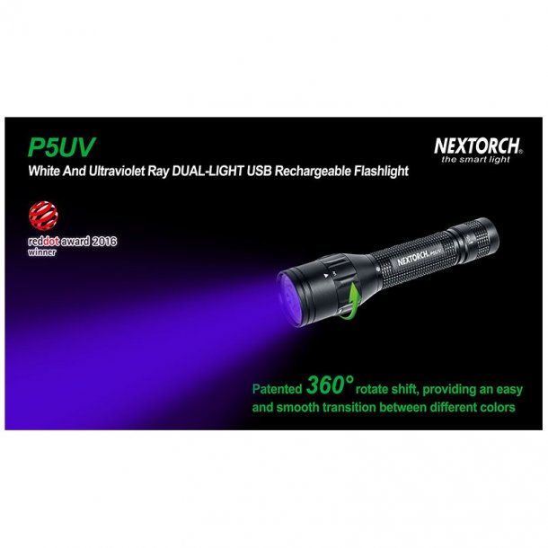 Nextorch P5 UV Lygte 