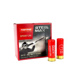 Norma Steel Max Sport 7/24 i kaliber 20/70 - flugtskydningspatron