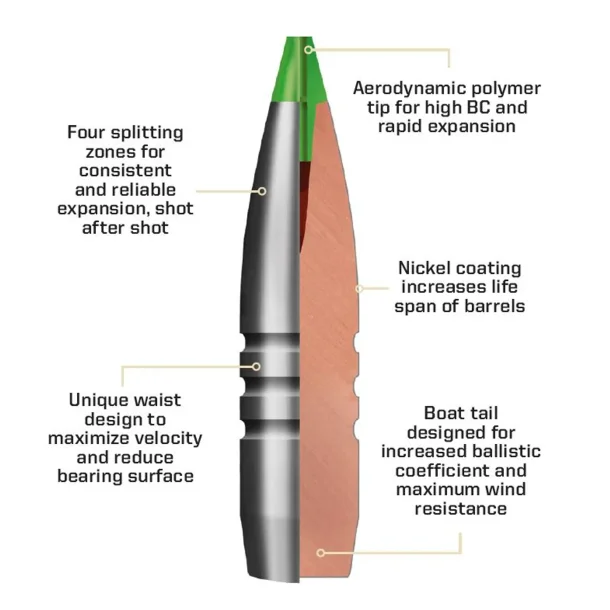 Norma Ecostrike 6.5 Creedmoor 7.8g / 120grain - 20stk - Blyfri
