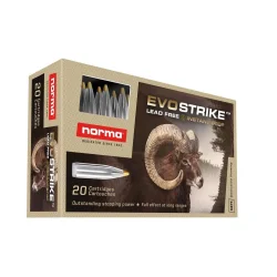 Norma Evostrike 9,3x62 11,9g/184grain - 20stk - Blyfri