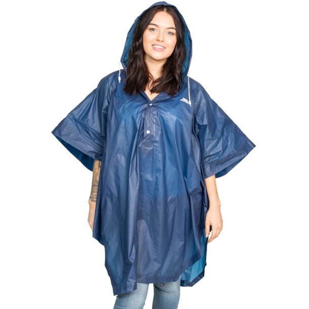 Trespass Canopy Unisex Poncho Navy Blue
