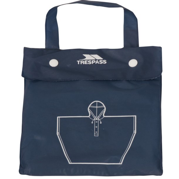 Trespass Canopy Unisex Poncho Navy Blue