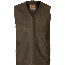 Hrkila Pro Hunter leather waistcoat Willow green