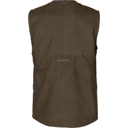 Hrkila Pro Hunter leather waistcoat Willow green