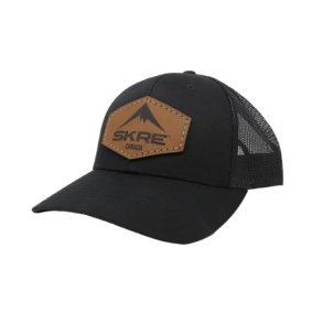 SKRE All Black Puff Hat