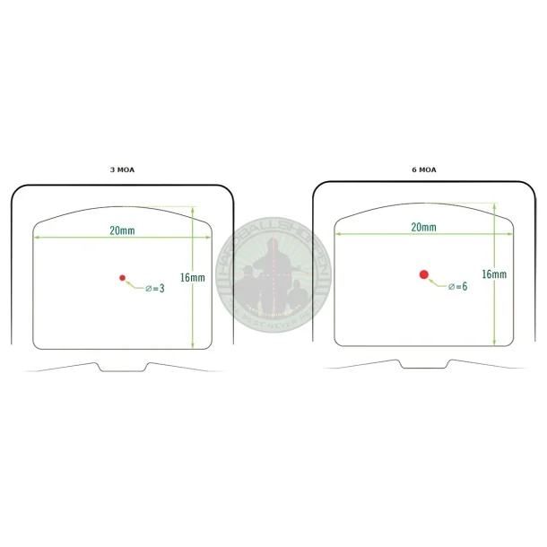 Vortex Defender-ST Rdpunkt sigte (6 MOA)