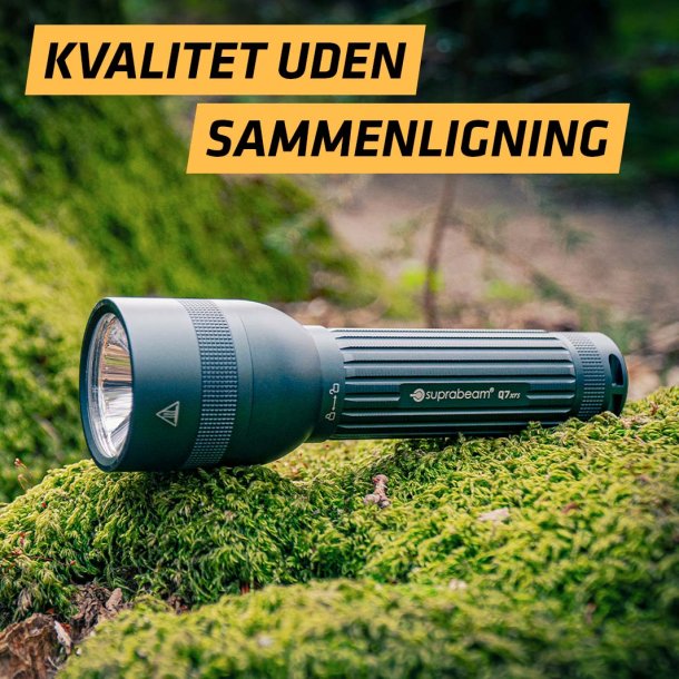 Suprabeam Q7xrs,4200 lm, taske med drejelig clip,