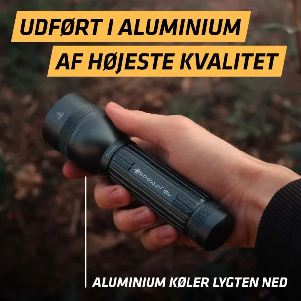 Suprabeam Q7xrs,4200 lm, taske med drejelig clip,