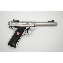 Mark IV Target w/threaded barrel, .22LR, 5,5", stainless