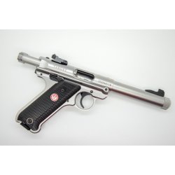 Mark IV Target w/threaded barrel, .22LR, 5,5", stainless