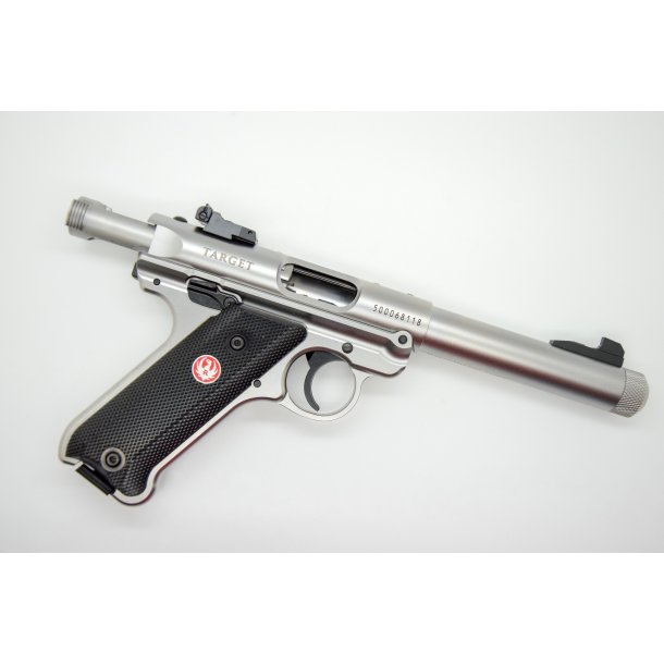 Mark IV Target w/threaded barrel, .22LR, 5,5", stainless