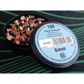 RWS Flobert 6mm m/ rundkugle