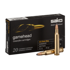 SAKO Gamehead .222 Rem Magnum 3,2g / 50grain