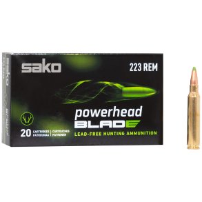 SAKO Powerhead Blade .223 Rem - 3,56gram - 55gr. - Blyfri