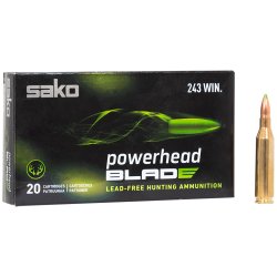 SAKO Powerhead Blade 243win. - 5,2gram - 80grain - Blyfri