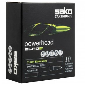 SAKO Powerhead Blade 7mm RemMag. - 9,1gram - 140grain - Blyfri