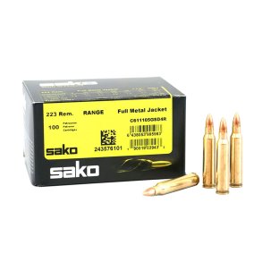 SAKO Speedhead Range .223Rem FMJ - 3,2gr. - 50grain - 50stk