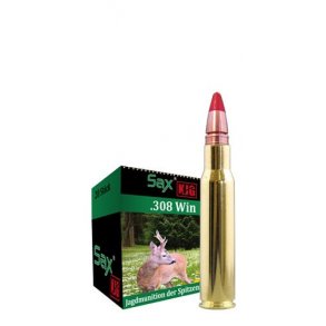SAX Ammunition KJG-SR Kaliber 308W Blyfri 8 gram Kobberkugle