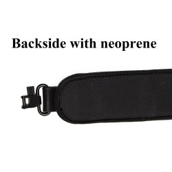 Mjoelner Hunting Riffelrem i gte lder Sort