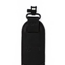 Mjoelner Hunting Riffelrem i gte lder Sort