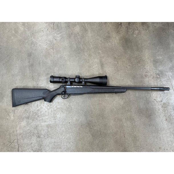 Tikka T3x Lite Roughtech, gevind, hjre, flutet m. Burris Four XE 3-12x56 riffelpakke